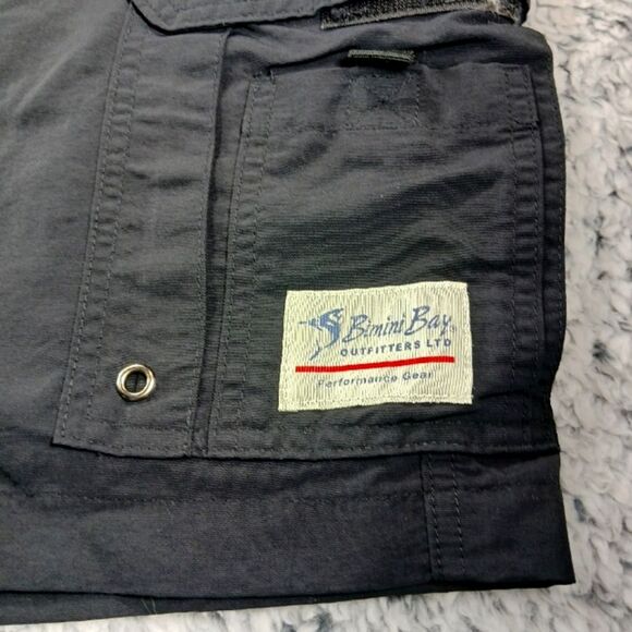 Binimi Bay Outfitters Lightweight Cargo  Performance Shorts Men's 44 Black...... - Picture 4 of 11